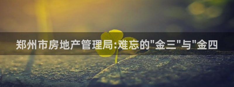 新宝5分彩：郑州市房地产管理局:难忘的\