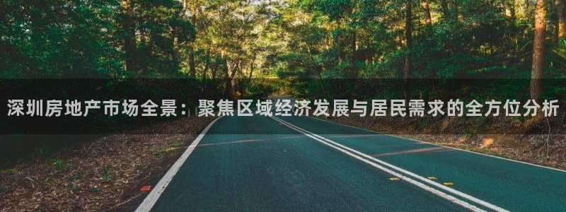 新宝5平台咋样：深圳房地产市场全景：聚焦区域经济发展与居民需