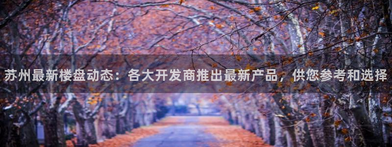 新宝5口67五壹叁八：苏州最新楼盘动态：各大开发商推出最新产