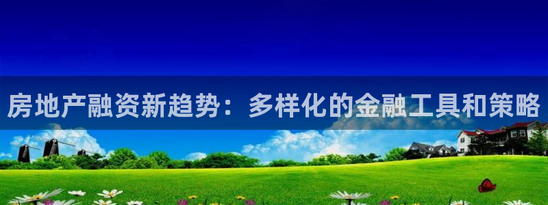 新宝5官方下载地址：房地产融资新趋势：多样化的金融工具和策略