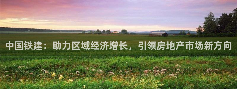 新宝5球维33 300：中国铁建：助力区域经济增长，引领房地