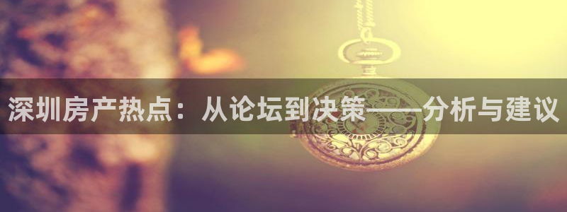 新宝股东王听2 5 5：深圳房产热点：从论坛到决策——分析与