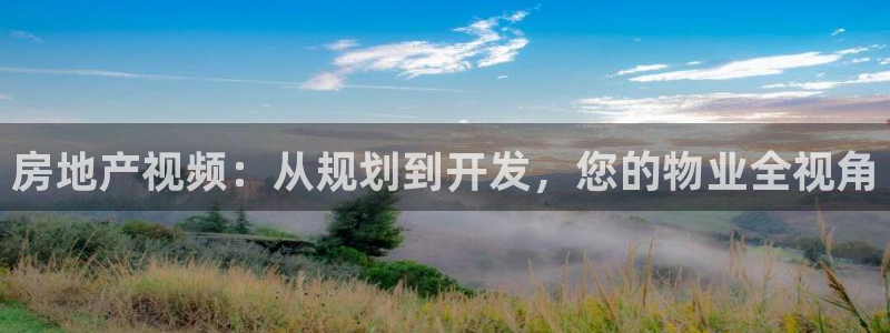 新宝5平台登录下载软件：房地产视频：从规划到开发，您的物业全