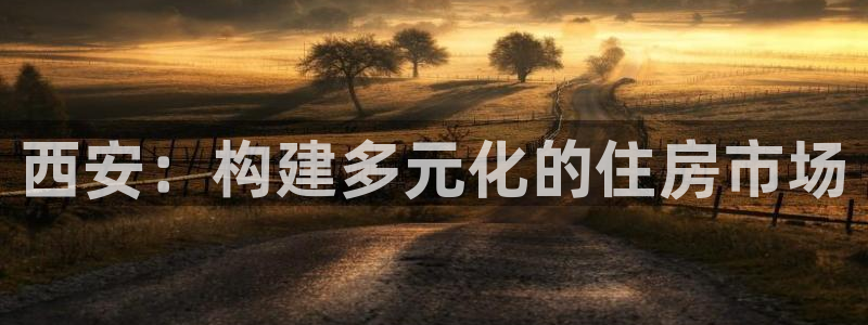 新宝5平台登陆：西安：构建多元化的住房市场