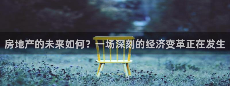 新宝5注册账号：房地产的未来如何？一场深刻的经济变革正在发生